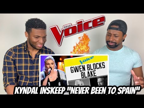 The Voice Blind Auditions - Kyndal Inskeep “Never Been to Spain” (Reaction)