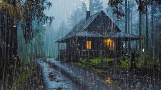 Night Rain & Thunder Sounds 🌙 Heavy Rainfall White Noise for Fast Sleep, Deep Rest and Relaxation