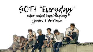 GOT7 - Everyday/매일 [Color Coded Han/Rom/Eng Lyrics]