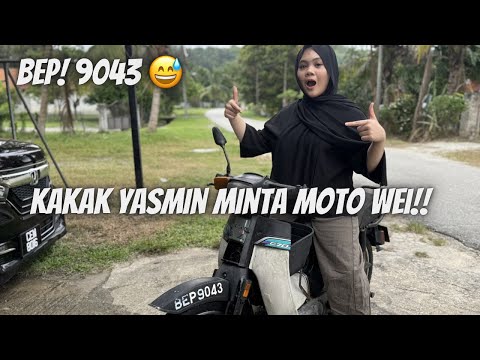 Yasmin dah besa, pandai minta moto dah…😅 #shopeeytdeals 