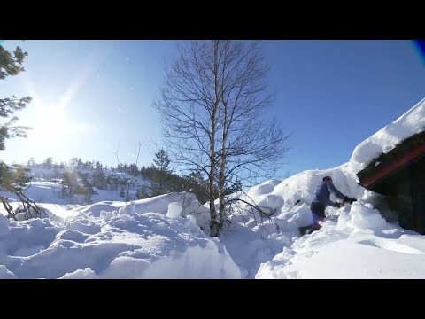 Armbrytare har skottat snö för 400 000 kronor - Nyheterna (TV4)