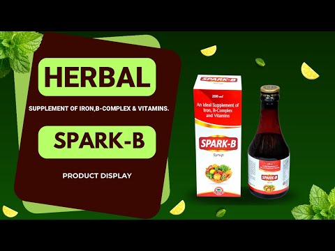 Spark-B Syrup- Product Display