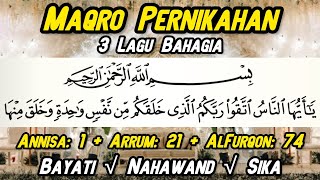Download lagu Maqro pernikahan untuk pemula nafas pendek - (Annisa 1, Arrum 21, Al Furqon 74) mp3 Download lagu Maqro pernikahan untuk pemula nafas pendek - (Annisa 1, Arrum 21, Al Furqon 74) mp3