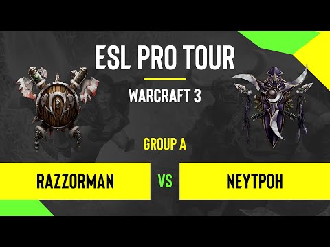 WC3 - RaZZoRMaN vs. Neytpoh - DreamHack Warcraft 3 Open: Fall 2020 - Group A - EU