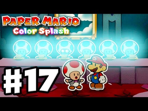 Paper Mario: Color Splash - Gameplay Walkthrough Part 17 - Dark Bloo Inn 100%! (Nintendo Wii U)