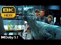 8K HDR | Velociraptors Defend Chris Pratt (Jurassic World) | Dolby 5.1