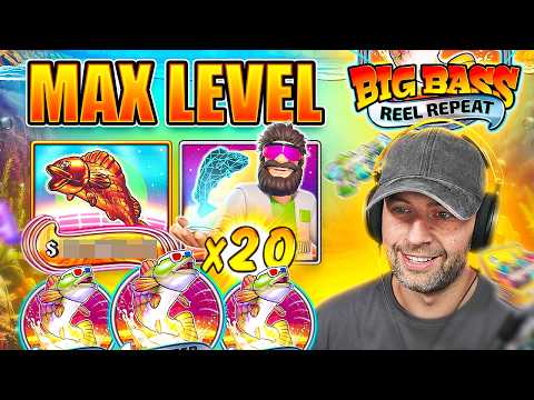 WE SPUN in a MAX BET BONUS on the *NEW* BIG BASS REEL REPEAT & THIS HAPPENED!! (Bonus Buys)