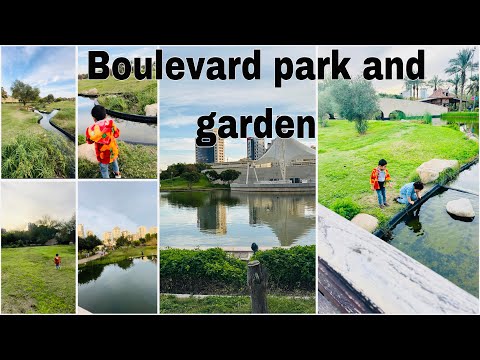 Exploring Boulevard Park and Garden in Salmiya, Kuwait||Travel vlog || Najeema fayis