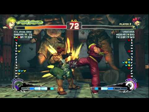 SSF4 AE Ver. 2012: 1P [Ken] vs. URATARA [Akuma] - PSN Ranked Match