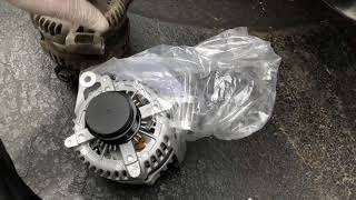 how to replace alternator saturn outlook 07 como cambiar alternador en  saturn outlook 07