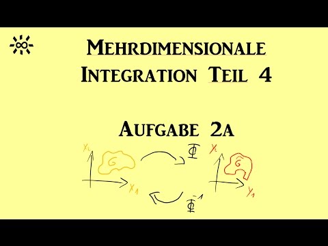 Mehrdimensionale Integration Teil 4 Aufgabe 2a Transformationsformel