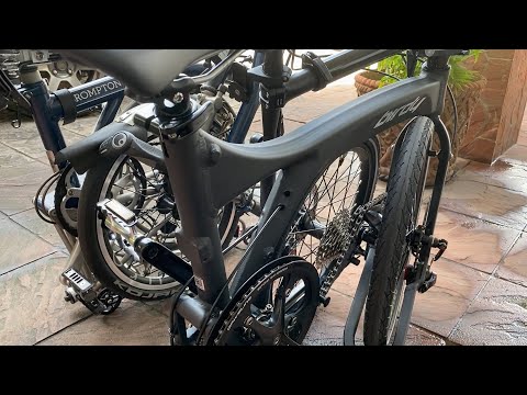 Brompton vs Birdy - When It's Folded Up!