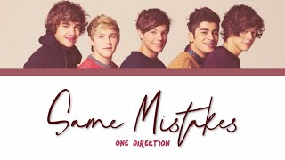 ONE DIRECTION - SAME MISTAKES lyrics (Color Coded)
