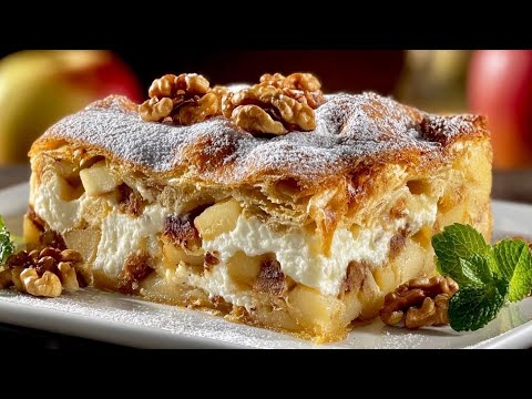 Apfelkuchen zum Dahinschmelzen! Alle suchen nach diesem Rezept! Köstlich und schnell zubereitet!
