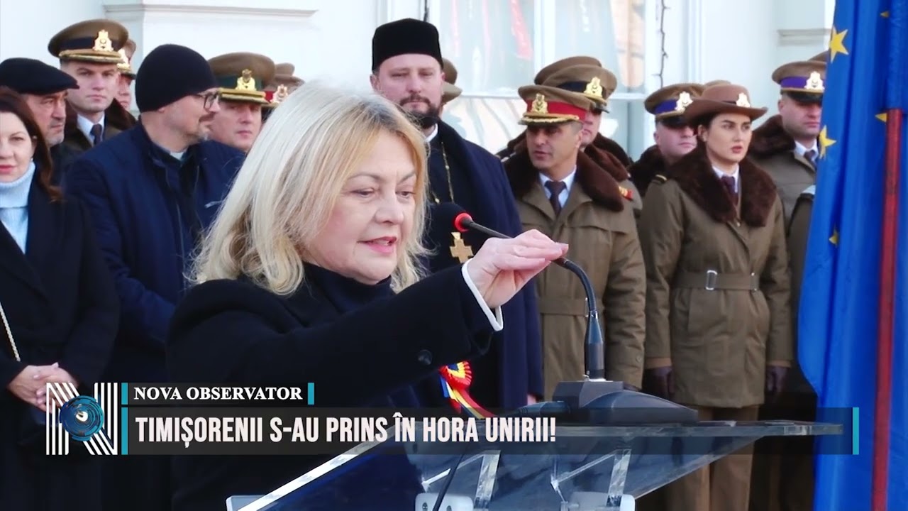 Timișorenii s-au prins în Hora Unirii!