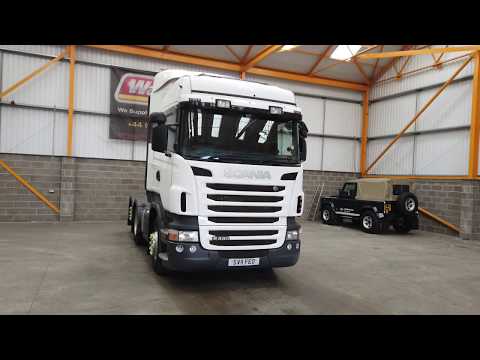 New In Stocklist For Sale: SCANIA R480 HIGHLINE EURO 5 TAG AXLE 6X2 TRACTOR UNIT - 2011 - SV11 FEO