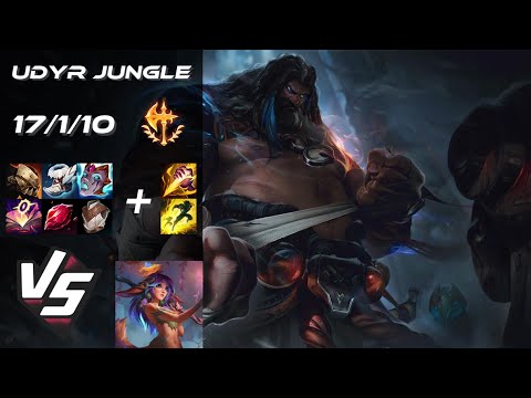 JUNGLE Udyr vs Lillia - EU Grandmaster Patch 14.11