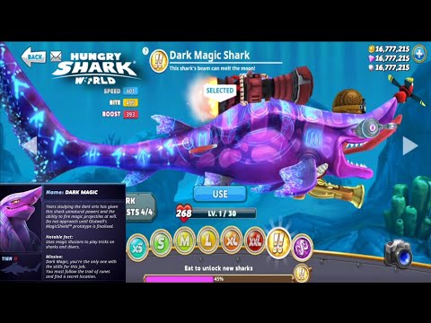 DARK MAGIC SHARK !! SHARK live Contest in Pacific Island - HUNGRY SHARK WORLD