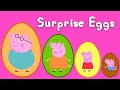 Peppa Pig Surprise Eggs Learn Colours Learning With Peppa Pig