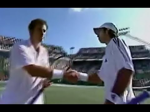Pete Sampras vs Fernando Gonzalez 2002 Miami 3rd round Highlights