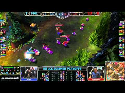 LD vs FNC | Lemondogs vs Fnatic Game 2 | 1st place decider European LCS Playoffs finals | GamesCom