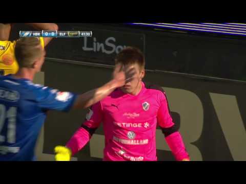 Pettersson håller Halmstad kvar i matchen med fin räddning - TV4 Sport