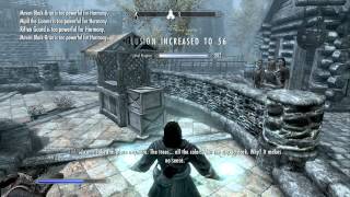 Skyrim - Power Leveling With Illusion
