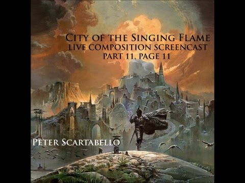 (part 11) City of the Singing Flame Live Composition Screencast