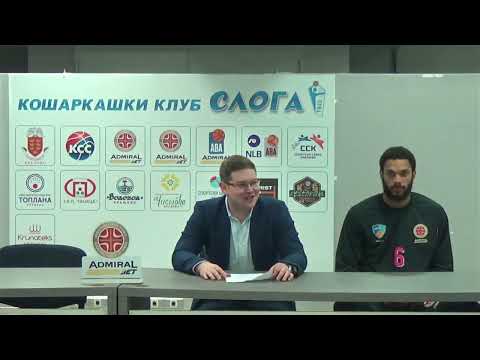 KK Sloga   KK Zdravlje press konferencija 30 kolo AdmiralBet KLS 2023