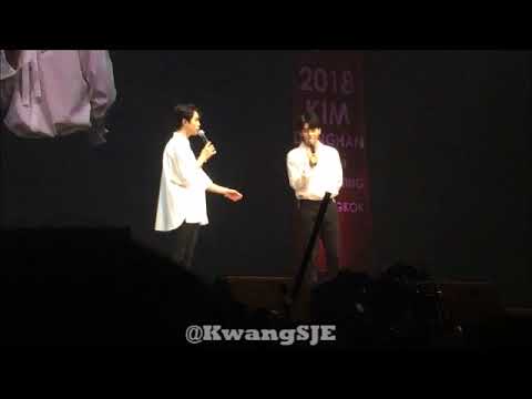 180728 김상균 Kim Sanggyun surprise Kim DongHan 1st Fanmeeting in Bangkok