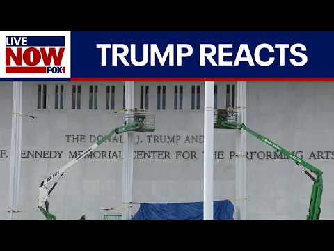 President Donald Trump reacts to Kennedy Center setback