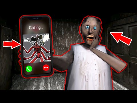 Granny vs Monster Head vs Scary Call - funny horror animation (30 minutes with Granny)