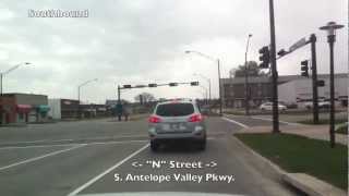 preview picture of video 'Car Camera - Lincoln, NE - East Central Lincoln to Downtown . 2012 ( ネブラスカ州リンカーン市 )'
