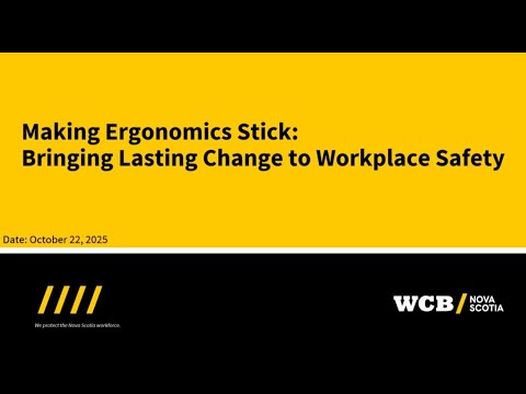 Employer Webinar: Making Ergonomics Stick