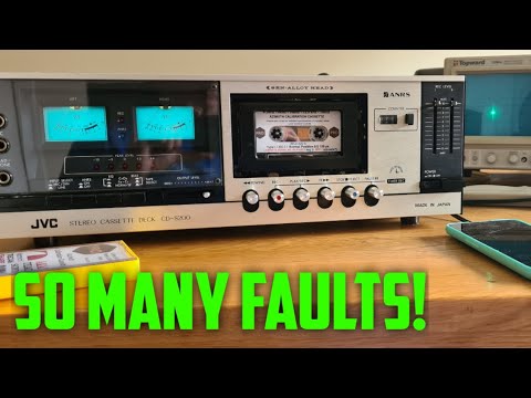 JVC CD/KD S200 Cassette Deck - Repair, Service and Frustration!