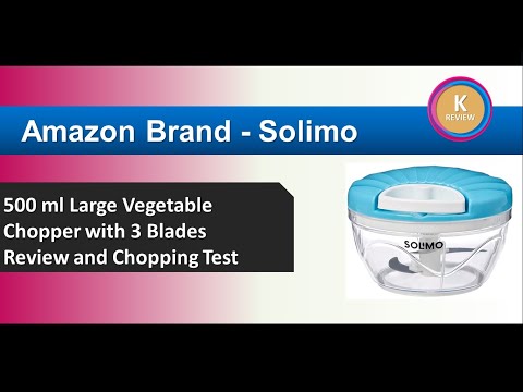 Solimo Vegetable Chopper 850ml Manual