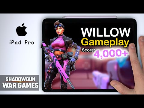 WILLOW GAMEPLAY in ShadowGun War Games Claw Gameplay on iPad Pro - Score 4000+