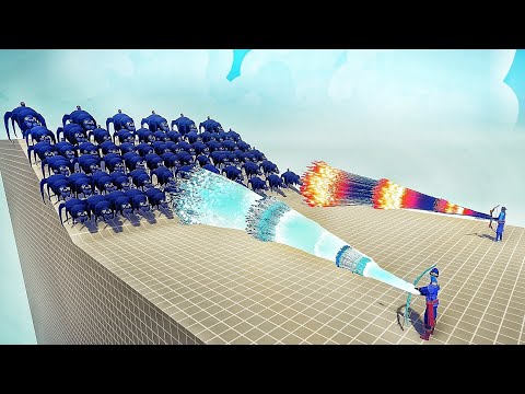 100x BLACK WIDOW vs EVERY GOD DUO - Totally Accurate Battle Simulator TABS