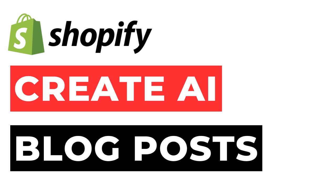 AI Blog Posts for Shopify 2025