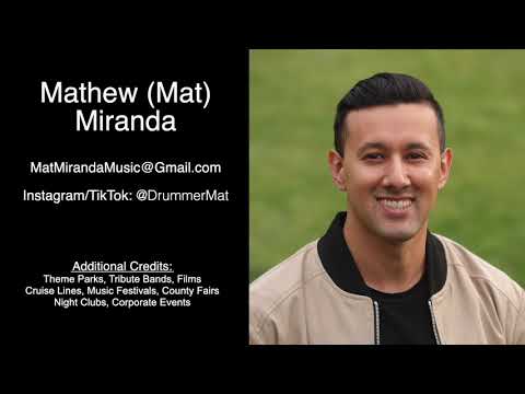 Promotional video thumbnail 1 for Drummer Mat