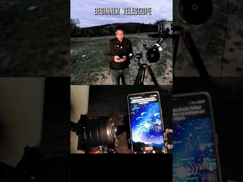 ORION NEBULA WITH MY BEGINNER TELESCOPE 🔭#astronomy #shorts