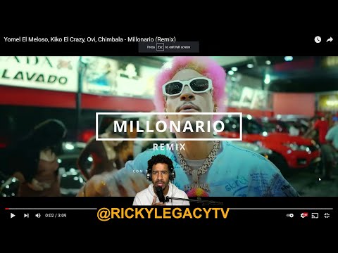 Yomel El Meloso - Millonario (Remix) @rickylegacytv1367 (Reaccion)