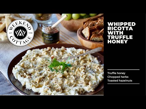 WHIPPED RICOTTA WITH TRUFFLE HONEY
