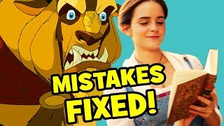 10 MOVIE MISTAKES Fixed By Beauty And The Beast (2017)