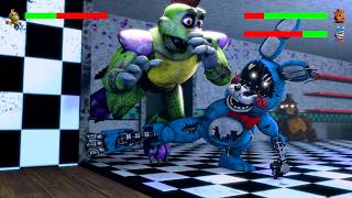 Download lagu Top 5 FNAF Fighting Animations with Healthbars mp3