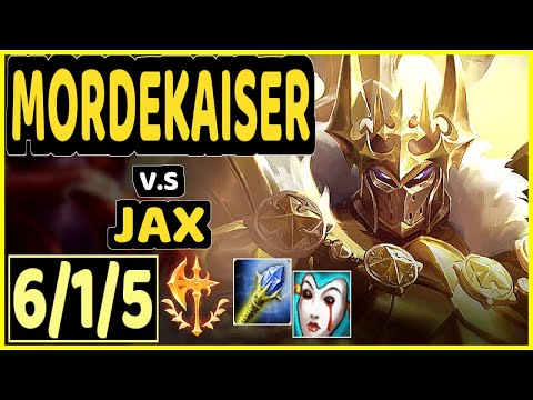 BROKEN BLADE (MORDEKAISER) vs JAX - 6/1/5 KDA TOP CHALLENGER GAMEPLAY - NA