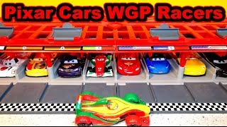 Pixar Cars World Grand Prix Racers with the Race C