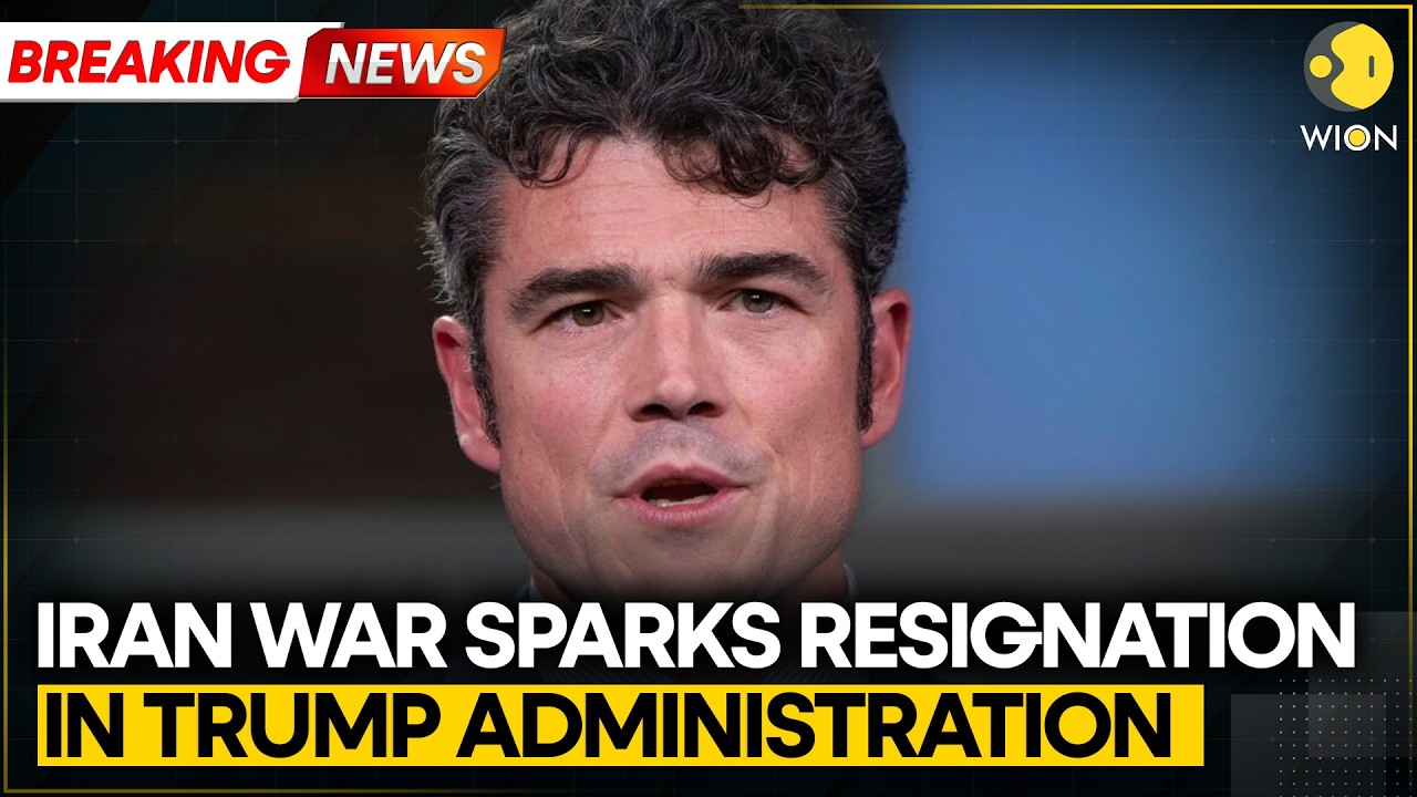 US Counter Terror Chief Resigns Over Iran War; Kent Says Israel's Lobby Pressured US Into War | WION