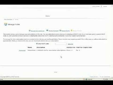 Dotnetnuke | Managing Subscriptions -  (DNN Tutorial)
