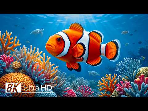 Incredible Ocean Fish in 8K HDR | Stunning Coral Reef Creatures & Underwater Beauty